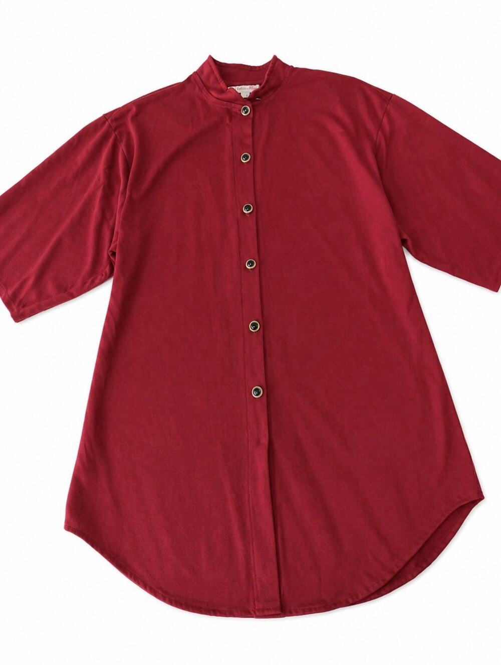 Mike & Me Vintage Women’s Button Up Red Large